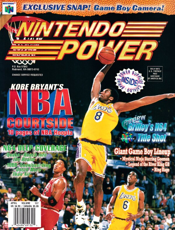 Nintendo Power Issue 107 (April 1998) cover
